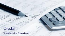  Presentation with financial accounting - Cool new PPT layouts with business tax - financial accounting backdrop and a sky blue colored foreground