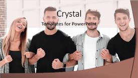  Presentation with team hands - Amazing presentation design having business team are taking each backdrop and a soft green colored foreground