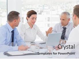 Solving Problems Business Team Having A Meeting PPT template 51 ...