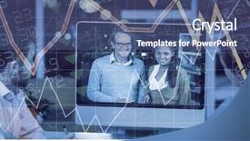  Presentation with leadership conference - Presentation theme featuring business team having video background and a  colored foreground