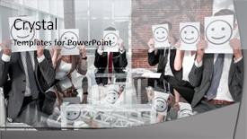  Presentation with santa claus holding scroll paper - Slide set featuring business team holding a paper background and a light gray colored foreground