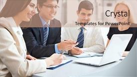  Presentation with business plan - Audience pleasing slide deck consisting of portrait of young woman with green vegetable juice backdrop and a lemonade colored foreground