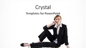  Presentation with supporting - Presentation theme having business team supporting boss against white background background and a white colored foreground