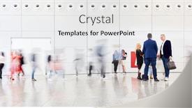  Presentation with anonymous - Theme enhanced with business-team-talks-in-crowd background and a white colored foreground