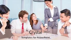  Presentation with asian - Beautiful presentation design featuring asian and caucasian member backdrop and a lemonade colored foreground