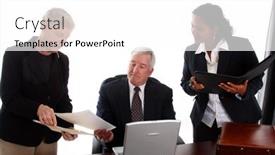  Presentation with team working together - 