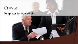  Presentation with team working together - 