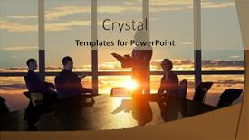  Presentation with teamwork - Amazing PPT theme having business-teamwork-concept-mixed-media backdrop and a  colored foreground