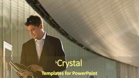  Presentation with elegant - Slide set having mobile technologys - elegant young businessman using his background and a tawny brown colored foreground