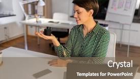  Presentation with bluetooth - Beautiful PPT theme featuring business technology and internet backdrop and a violet colored foreground