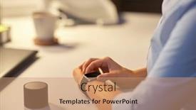  Presentation with speaker - Colorful PPT theme enhanced with business-technology-and-internet backdrop and a coral colored foreground