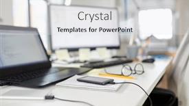  Presentation with powerbank - Audience pleasing slide set consisting of business-technology-and-object-concept backdrop and a white colored foreground