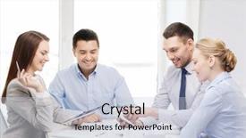  Presentation with architects - Amazing slides having business technology architecture and office backdrop and a  colored foreground