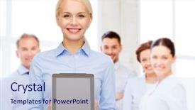  Presentation with black technology - Colorful theme enhanced with business technology internet and advertisement backdrop and a sky blue colored foreground