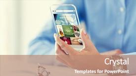  Presentation with mass media business technology internet - Beautiful PPT layouts featuring business technology mass media internet backdrop and a coral colored foreground