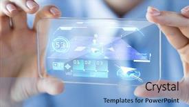  Presentation with transparent screen - Theme consisting of business technology navigation location background and a light blue colored foreground