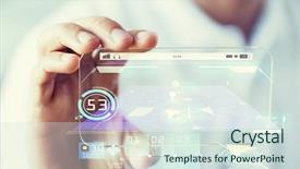  Presentation with indoor location - Colorful slide deck enhanced with business technology navigation location backdrop and a sky blue colored foreground