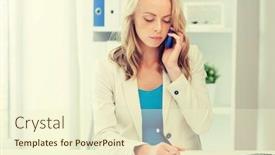  Presentation with tecnology - Audience pleasing slide deck consisting of business-tecnology-communication-and-people backdrop and a cream colored foreground