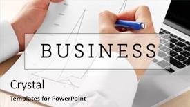  Presentation with business training - Amazing presentation design having business training concept businessman analyzing backdrop and a  colored foreground