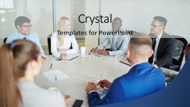  Presentation with business training - PPT theme enhanced with business training background and a light gray colored foreground