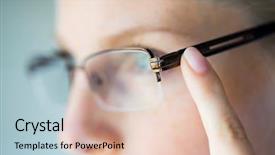  Presentation with business vision - Presentation design consisting of business vision and people concept background and a lemonade colored foreground