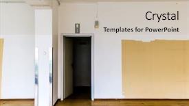  Presentation with loading - Presentation theme consisting of business waiting for a tenant background and a soft green colored foreground