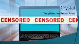  Presentation with black business - Colorful slides enhanced with business widescreen - tape with censored for black backdrop and a light blue colored foreground