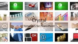  Presentation with information and communication technology in service delivery - Slide deck having business widescreen - video tv screen technology background and a coral colored foreground