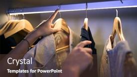  Presentation with hotel business - Audience pleasing PPT layouts consisting of business-woman-at-hotel-room backdrop and a tawny brown colored foreground