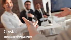  Presentation with code of business conduct - Amazing PPT layouts having business woman conducts a workshop backdrop and a coral colored foreground