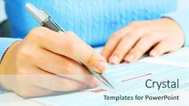  Presentation with tax - Slide deck having geology - stone structure taken on island background and a coral colored foreground