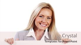  Presentation with hidden - PPT layouts with business woman hidden background and a lemonade colored foreground