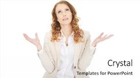  Presentation with undecided - Slide deck having  background and a  colored foreground