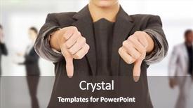  Presentation with modern - Amazing presentation design having business woman showing thumbs down backdrop and a dark gray colored foreground