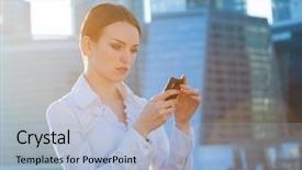  Presentation with flare - Presentation theme enhanced with flag of wales or welsh background and a tawny brown colored foreground