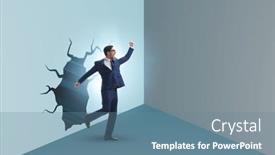  Presentation with breaking through - 