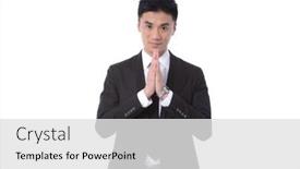  Presentation with prayer hands - Amazing presentation design having businessman-business-person-man-business backdrop and a white colored foreground