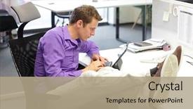  Presentation with posture - Slides enhanced with health insurance claim form application background and a light gray colored foreground