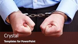  Presentation with businessman loses - Audience pleasing PPT layouts consisting of businessman-clenches-his-fists backdrop and a tawny brown colored foreground