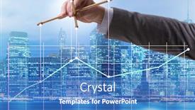  Presentation with strings - Audience pleasing PPT theme consisting of cartel - businessman controlling the market backdrop and a teal colored foreground