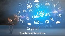  Presentation with defending - PPT layouts enhanced with businessman-defending-with-umbrella background and a teal colored foreground