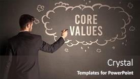  Presentation with cloud - Audience pleasing PPT theme consisting of businessman-drawing-a-cloud backdrop and a dark gray colored foreground