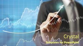  Presentation with graphics - Colorful theme enhanced with businessman drawing graphics a growing backdrop and a tawny brown colored foreground