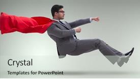  Presentation with virtual - Beautiful PPT layouts featuring businessman driving virtual car backdrop and a soft green colored foreground