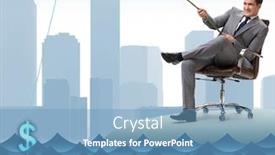  Presentation with fishing - Amazing PPT layouts having businessman-fishing-out-dollars backdrop and a teal colored foreground