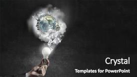  Presentation with glowing light bulb light bulb - Audience pleasing slides consisting of businessman hand holding glowing light bulb elements of this image are furnished by nasa backdrop and a dark gray colored foreground