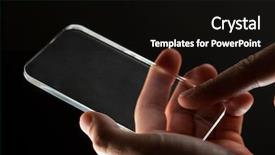  Presentation with human body - Slide set having businessman hands with transparent background and a  colored foreground