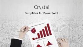  Presentation with writing pen - Audience pleasing slide deck consisting of businessman hands writing with pen infographs on paper backdrop and a white colored foreground