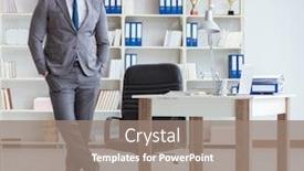  Presentation with fun work - Theme with businessman-having-fun-taking background and a gray colored foreground