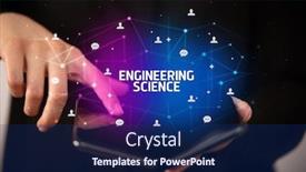  Presentation with new technology - Presentation design with businessman-holding-a-foldable-smartphone background and a navy blue colored foreground